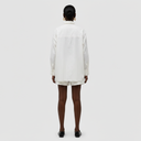 Maya Shorts - White/Black Pinstripe