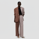 Zelda Blazer - Two-Tone Rosewood & Soft Pink