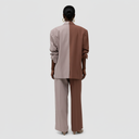 Zelda Trousers - Two-Tone Rosewood & Soft Pink