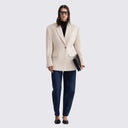 Safia Short Coat - Off-White