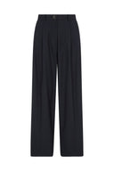 Zainab Trousers - Black/White Pinstripe