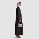 Ella Long Jacket Abaya - Mocha