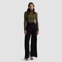 Wei Turtleneck Top - Olive Green
