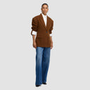 Safia Short Coat - Light Brown