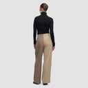 Zelda Trousers - Two-Tone Beige & Taupe