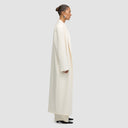 Nouf Long Blazer Abaya - Off-White
