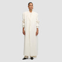 Nouf Long Blazer Abaya - Off-White
