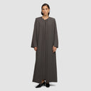Reem Long Blazer Abaya - Mocha