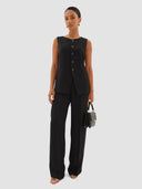 Manel Vest - Black