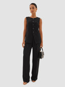 Manel Vest - Black