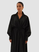 Ratna Shirt Dress - Black