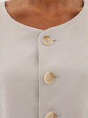 Manel Vest - Cloud Blue