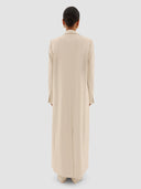 Rawan Long Blazer Abaya - Off-White