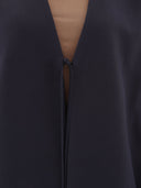Almaha Long Jacket Abaya - Dark Blue