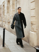 Osa Coat - Two-Tone Grey/Black