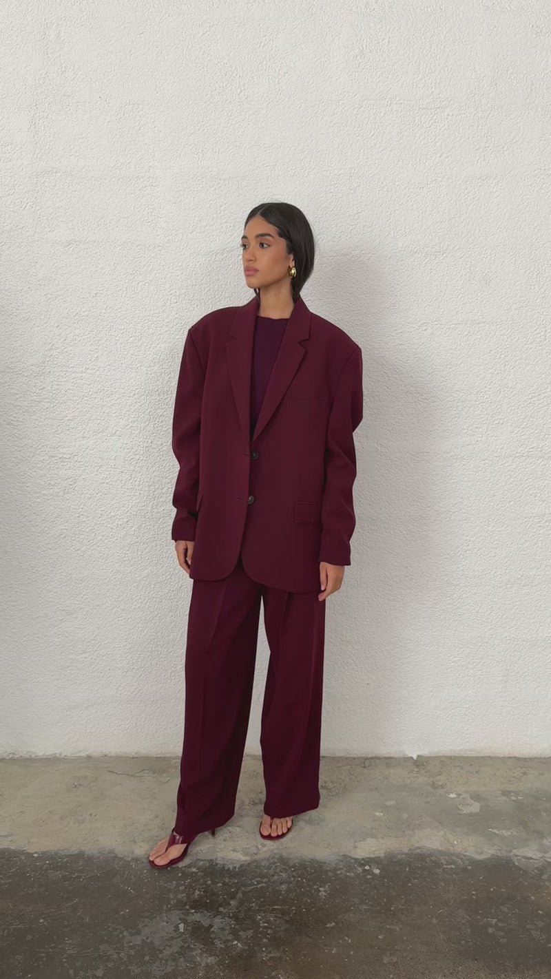 Dalia Blazer - Burgundy